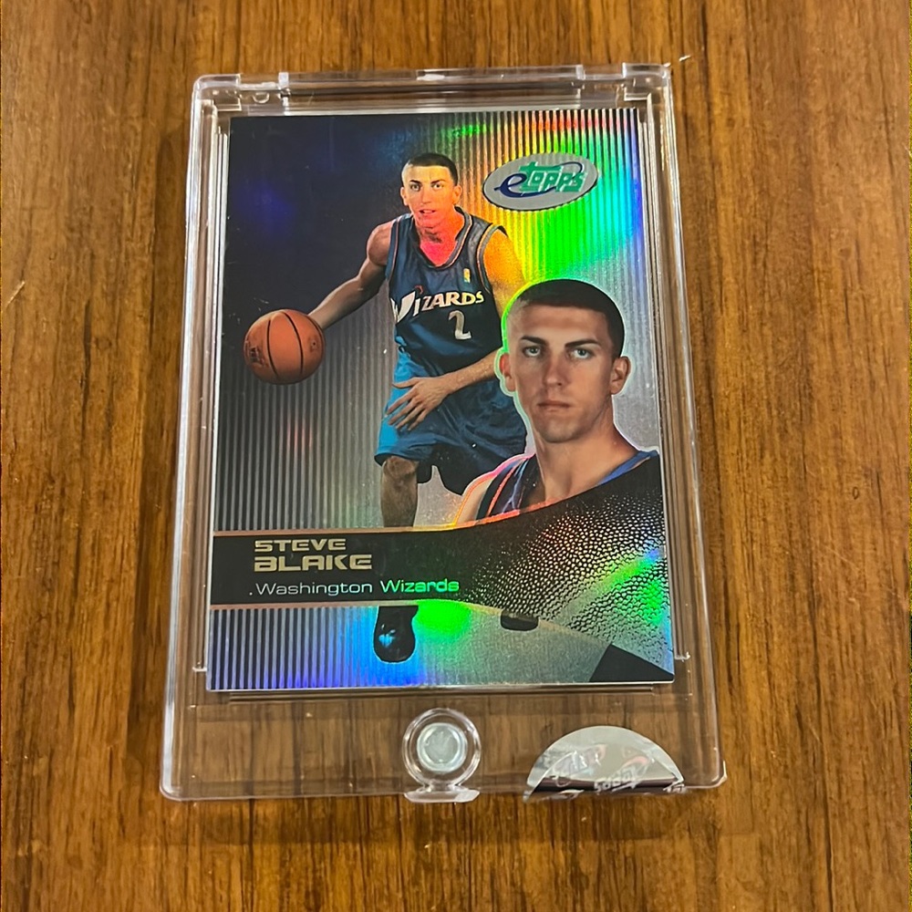 eTOPPS Topps Steve Blake 2003 NBA basketball card sealed rookie #72 print 690